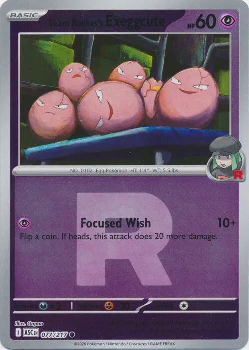 Team Rocket's exeggcute