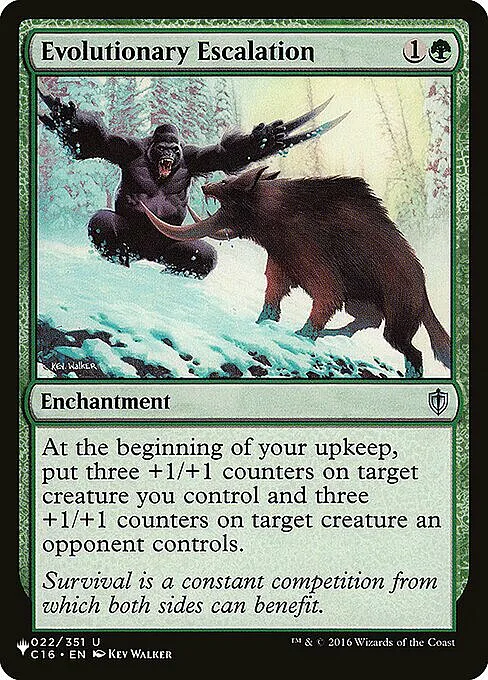 Evolutionary Escalation