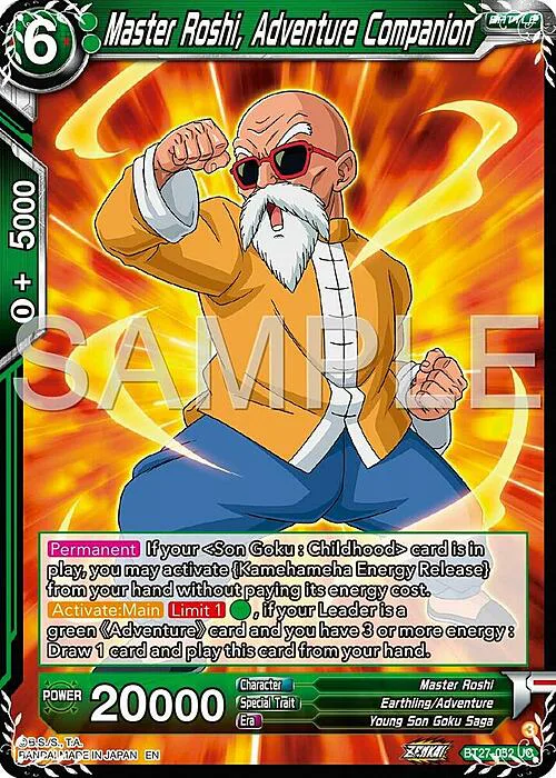 Master Roshi, Adventure Companion