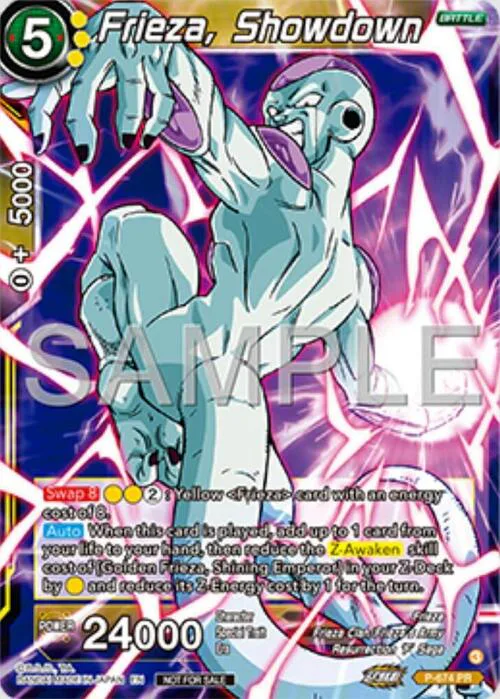 Frieza, Showdown