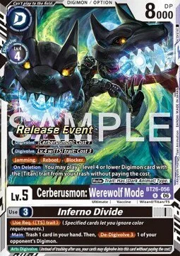 Cerberusmon: Werewolf Mode / Inferno Divide