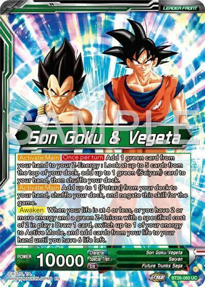 Son Goku & Vegeta // Vegito, Distant Fusion