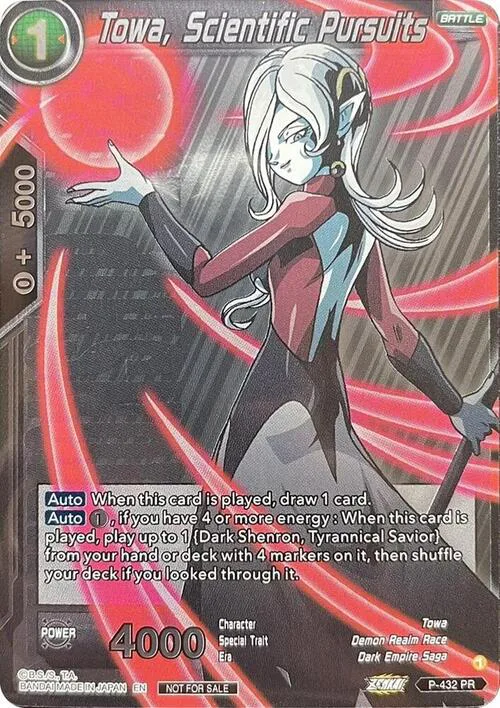 Towa, Scientific Pursuits