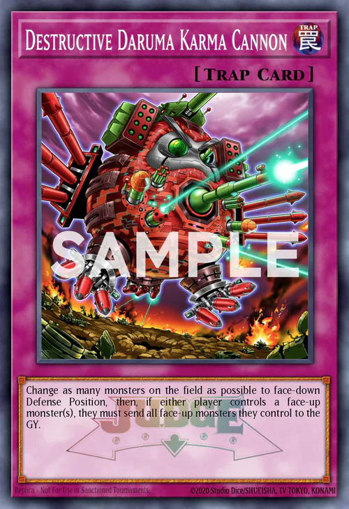 Destructive Daruma Karma Cannon