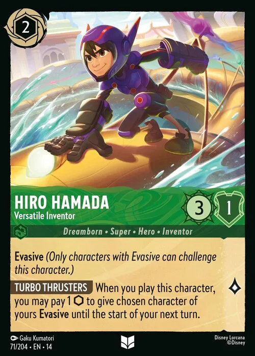 Hiro Hamada Versatile Inventor