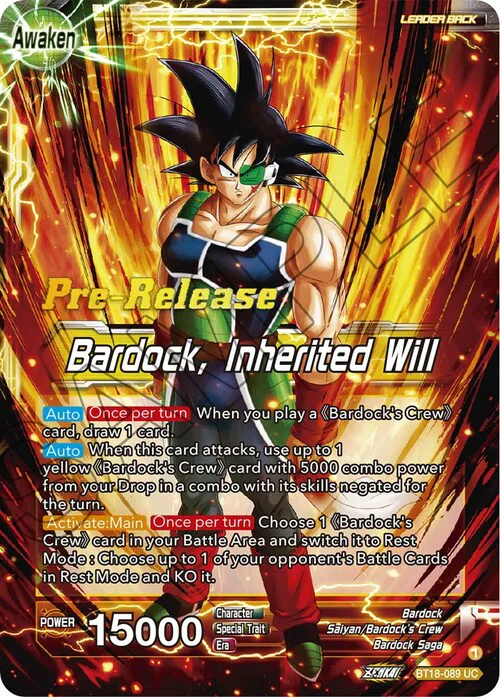 Bardocks Crew // Bardock, Inherited Will