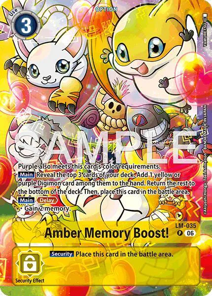 Amber Memory Boost!