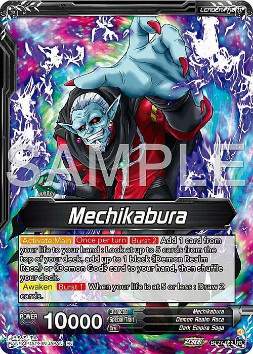 Mechikabura // Dark King Mechikabura & Supreme Kai of Time, Legion