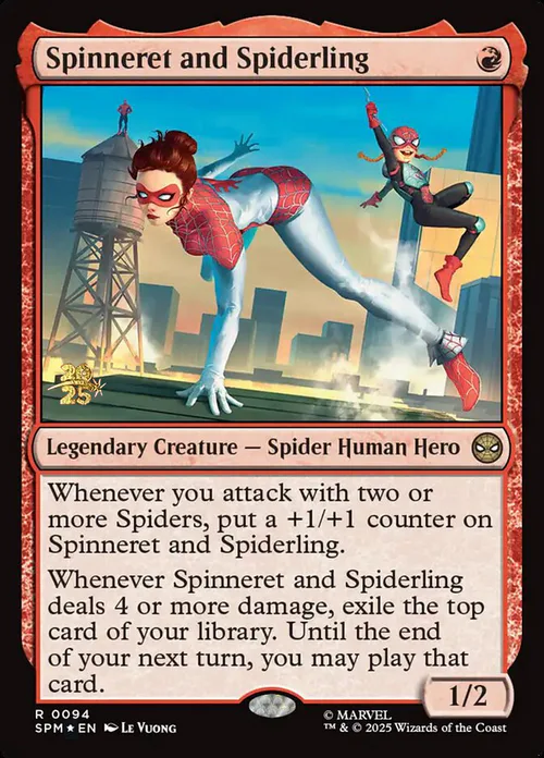 Spinneret and Spiderling
