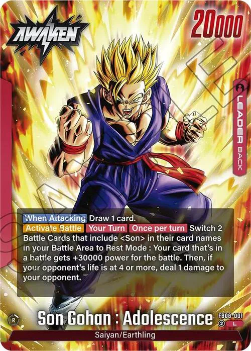 Son Gohan : Adolescence