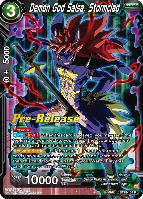 Demon God Salsa, Stormclad