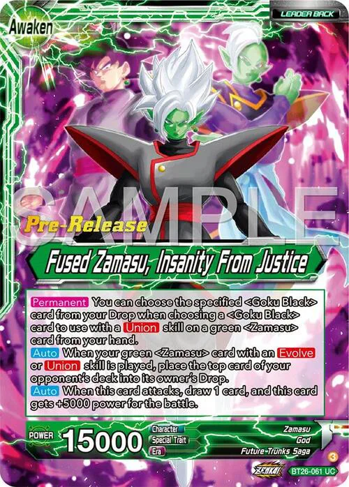 Zamasu // Fused Zamasu, Insanity From Justice