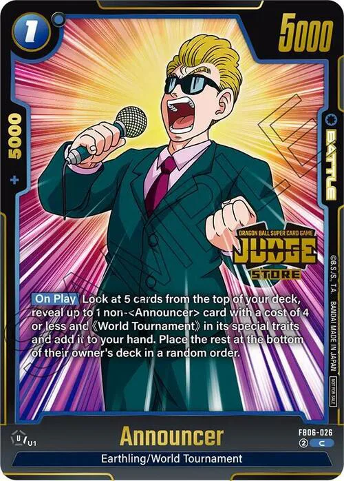 Announcer