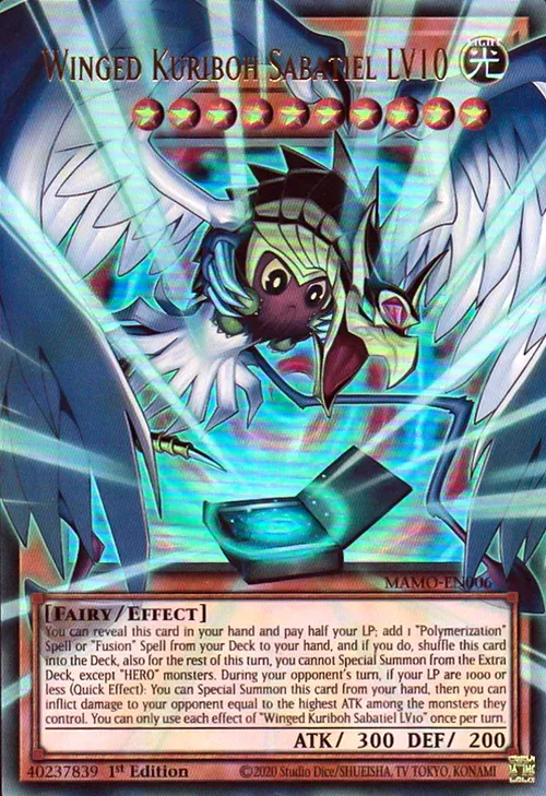 Winged Kuriboh Sabatiel LV10