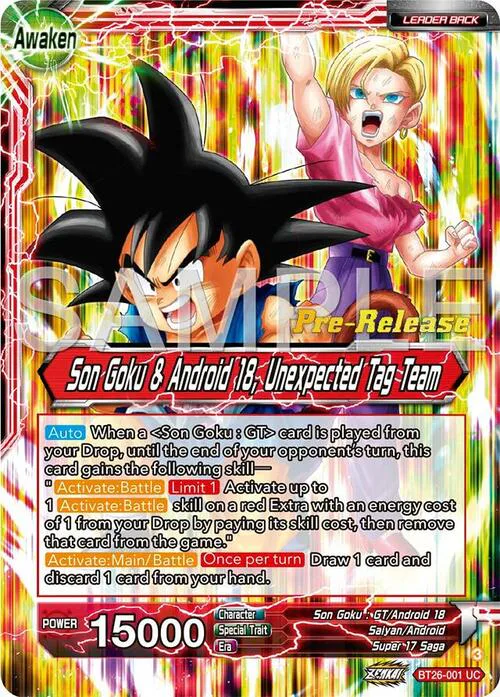 Son Goku // Son Goku & Android 18, Unexpected Tag Team