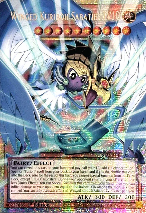 Winged Kuriboh Sabatiel LV10