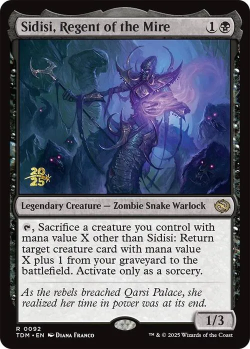 Sidisi, Regent of the Mire