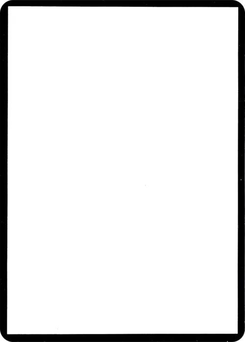 Blank Filler Card