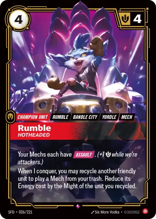 Rumble - Hotheaded
