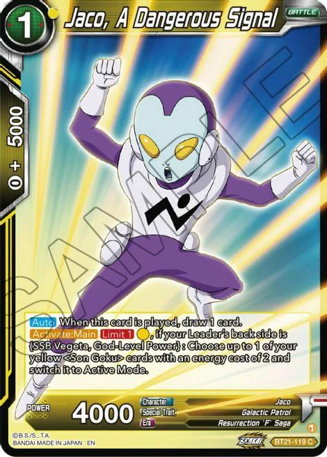Jaco, A Dangerous Signal