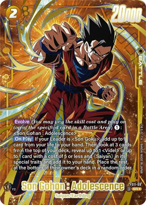 Son Gohan : Adolescence