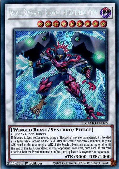 Assault Blackwing - Kusanagi the Gathering Storm