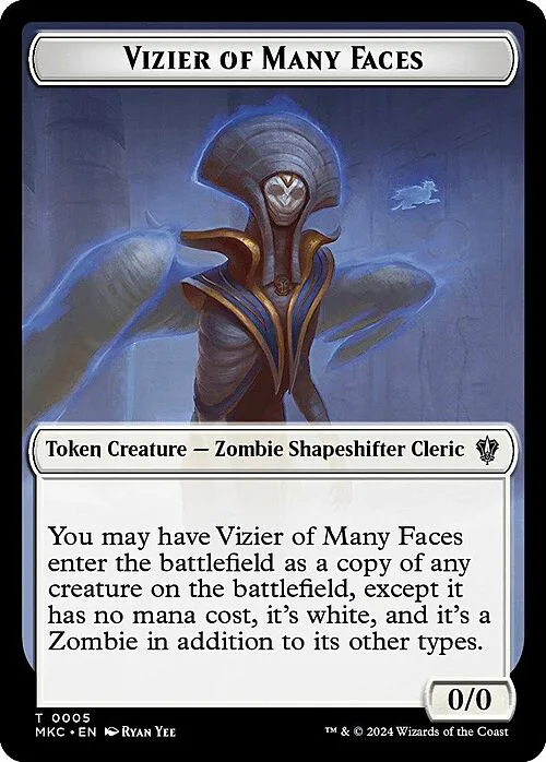 Vizier of Many Faces // Zombie