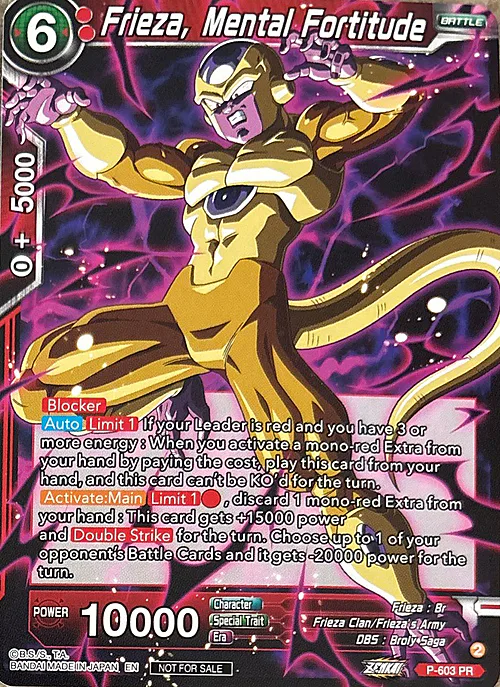 Frieza, Mental Fortitude