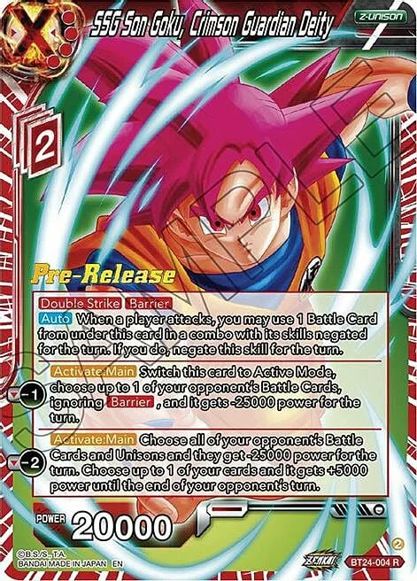 SSG Son Goku, Crimson Guardian Deity