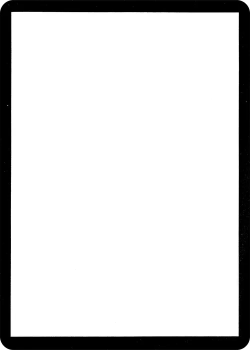 Blank Filler Card