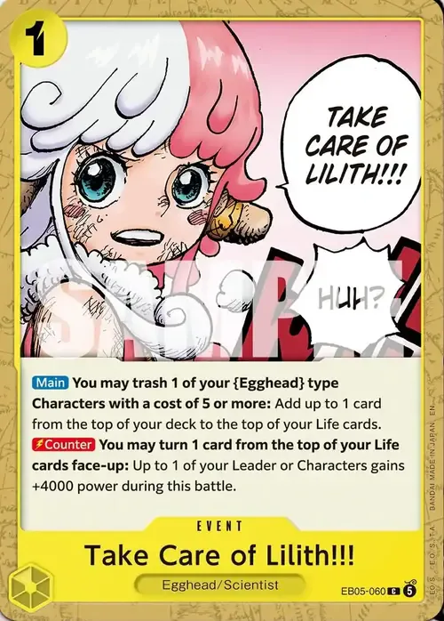 Take Care of Lilith!!!