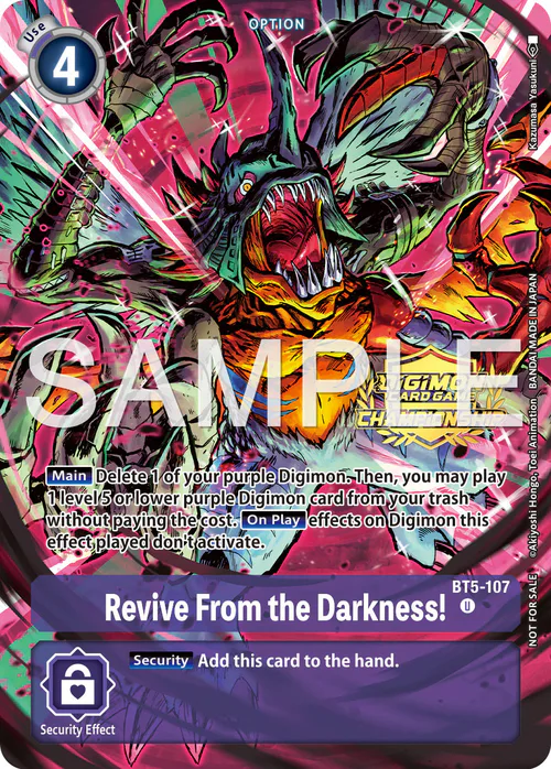 Revive From the Darkness!