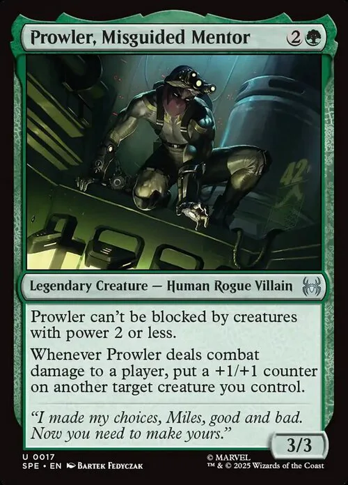 Prowler, Misguided Mentor
