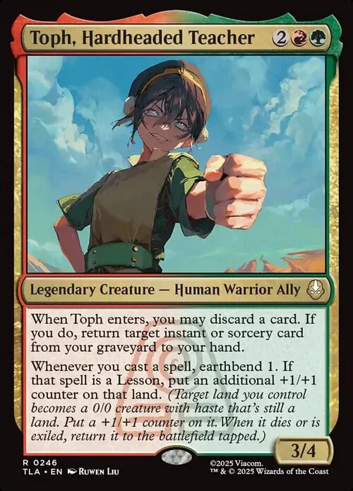 Toph, Hardheaded Teacher