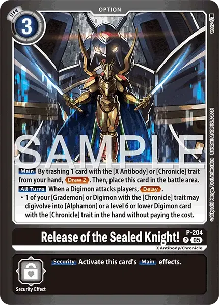 Release of the Sealed Knight!