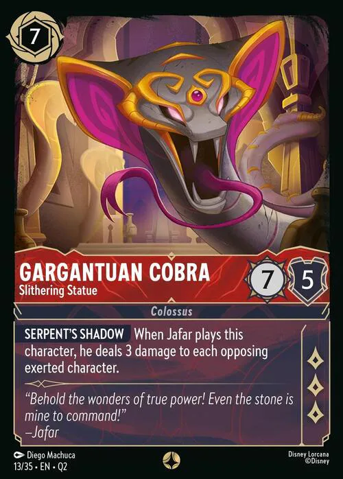 Gargantuan Cobra - Slithering Statue