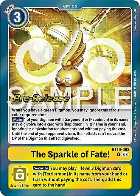 The Sparkle of Fate!