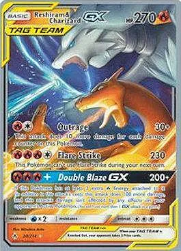 Reshiram & Charizard GX