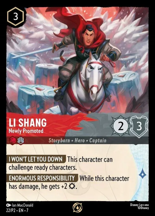 Li Shang - Newly Promoted