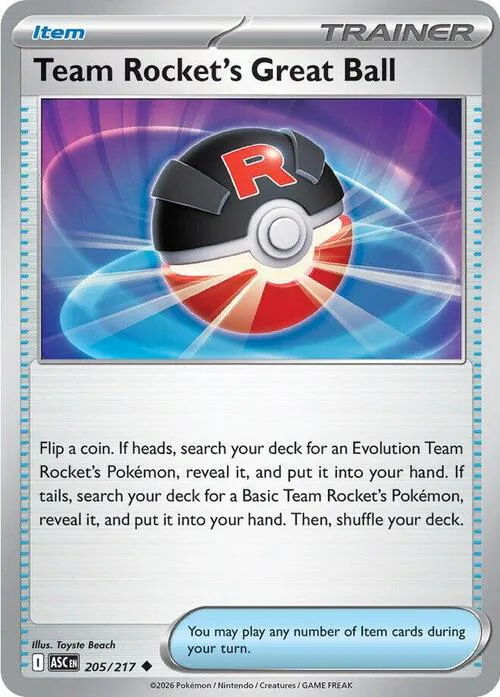 Team Rocket's Great Ball