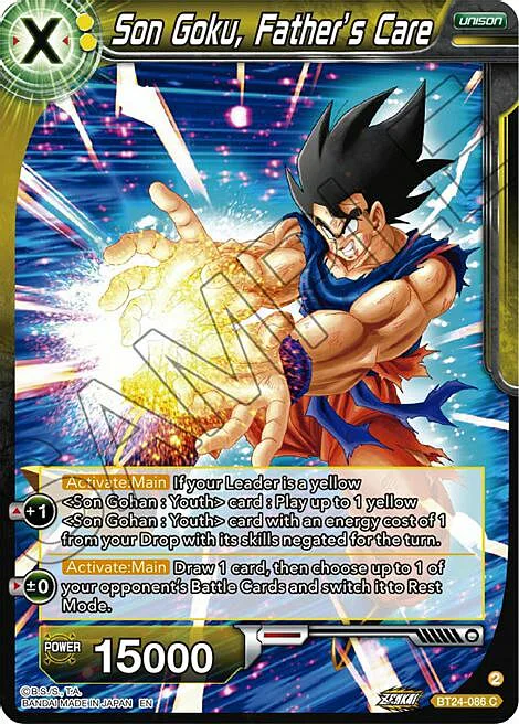 Son Goku, Father's Care
