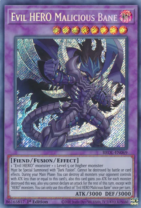 Evil HERO Malicious Bane