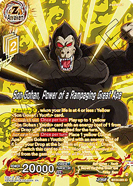 Son Gohan, Power of a Rampaging Great Ape