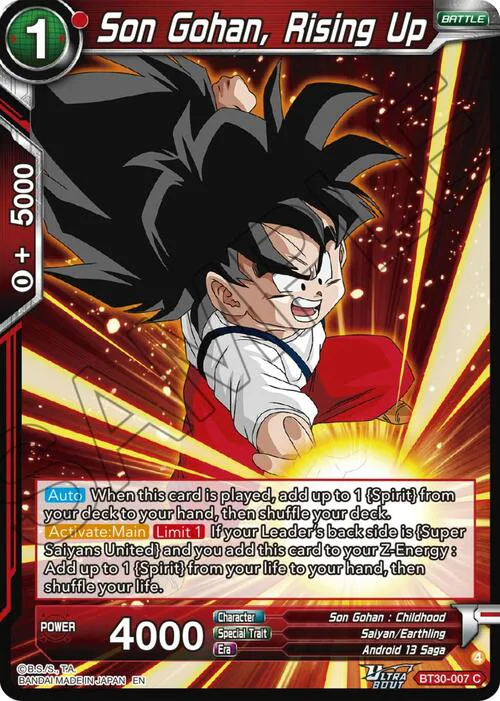 Son Gohan, Rising Up