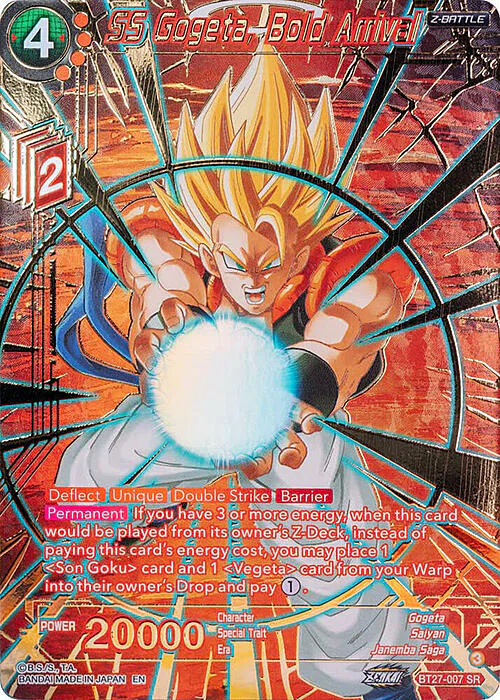 SS Gogeta, Bold Arrival