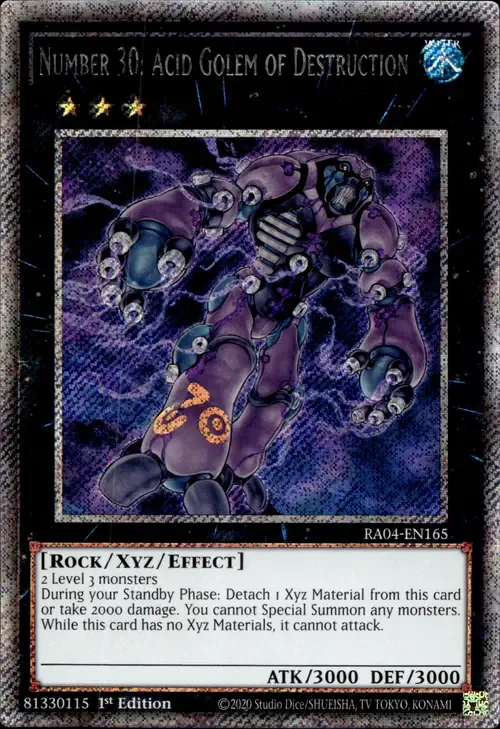 Number 30: Acid Golem of Destruction