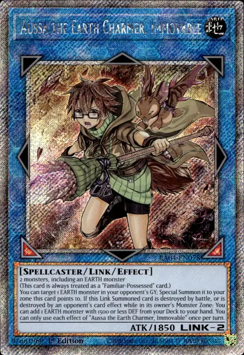 Aussa the Earth Charmer, Immovable