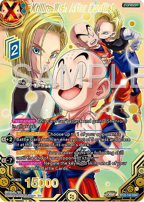 Krillin, Wish After Conflict