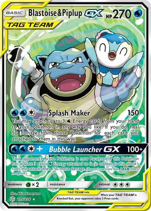 Blastoise & Piplup GX