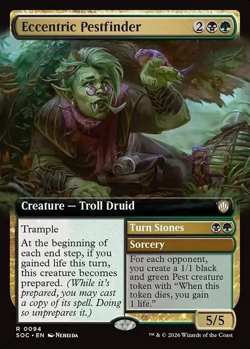 Eccentric Pestfinder // Turn Stones